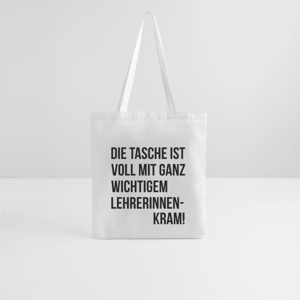 Lehrerinnenkram - Stoffbeutel - Weiß
