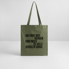 Zu viele Schüler - Bio-Stoffbeutel - Khaki