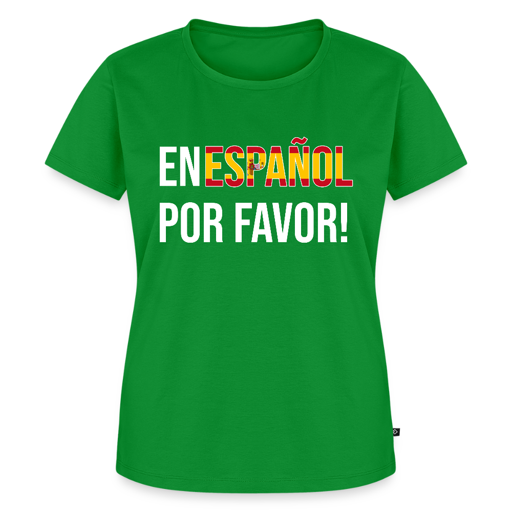 En Espanol por favor! - Frauen Premium T-Shirt - Grün