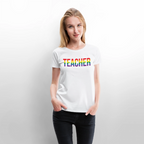 Teacher - Frauen Premium T-Shirt - Weiß