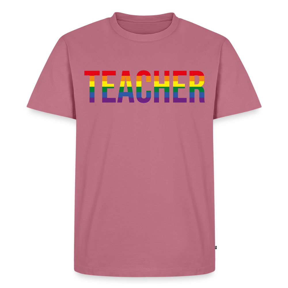 Teacher - Männer Premium T-Shirt - Mauve
