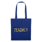 Best teacher ever - Stoffbeutel - Royalblau