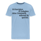 Grammatik - Männer Premium T-Shirt - Sky