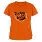 Teaching is heartwork - Frauen Premium T-Shirt - Orange 