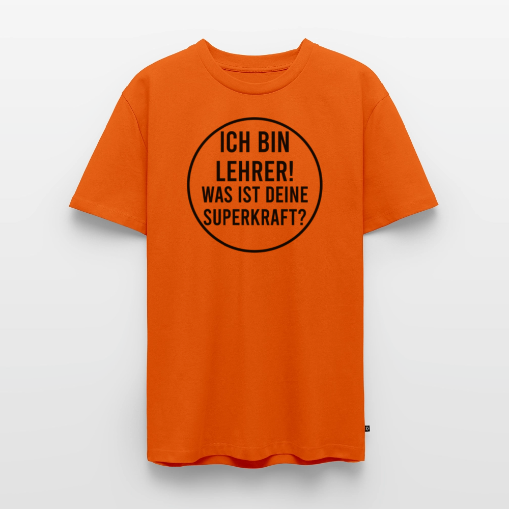 Superkraft - Männer Premium T-Shirt - Orange 