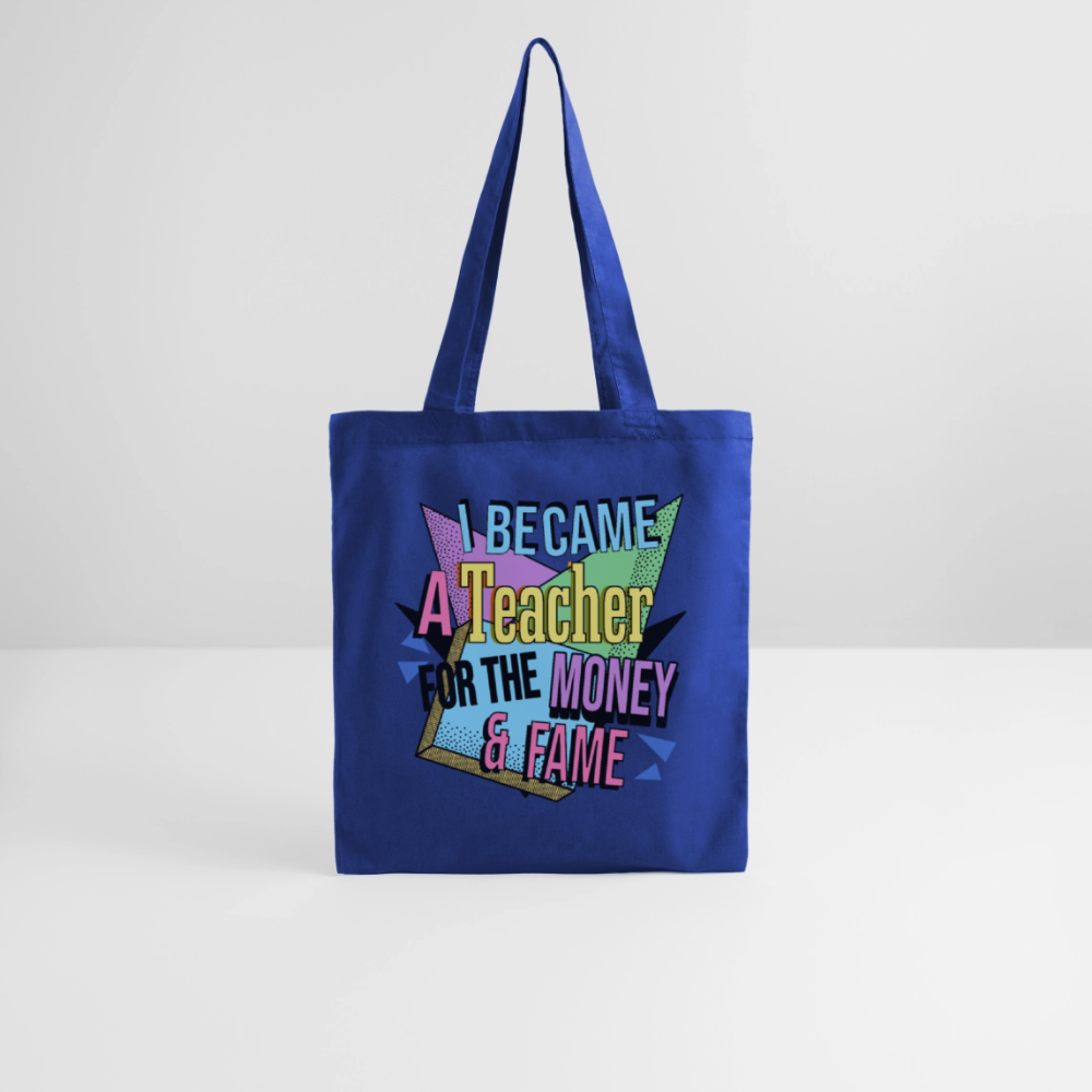90´s Money & Fame - Stoffbeutel - Royalblau