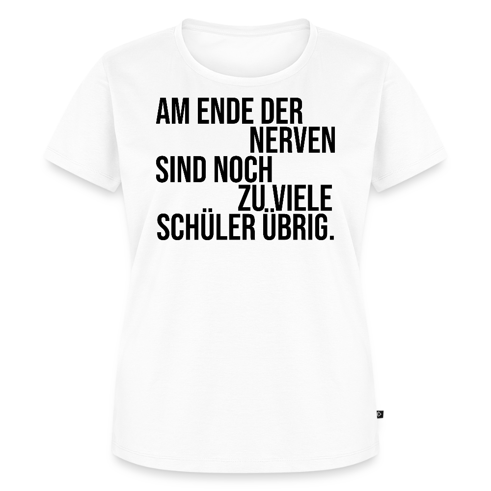Zu viele Schüler - Frauen Premium T-Shirt - Weiß