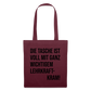Lehrkraftkram - Stoffbeutel - Burgunderrot