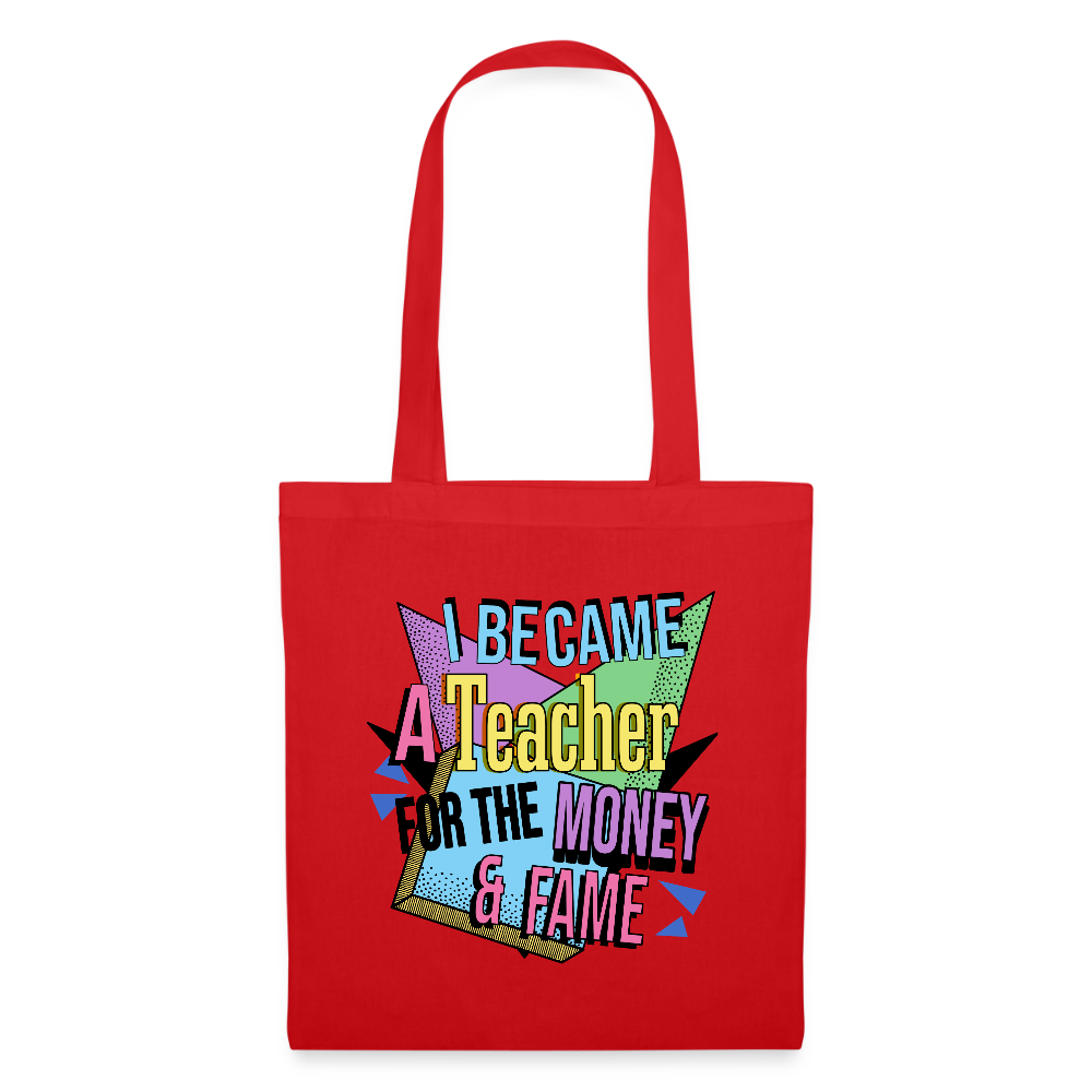 90´s Money & Fame - Stoffbeutel - Rot