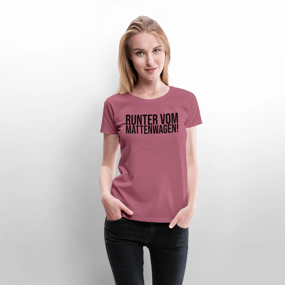 Mattenwagen - Frauen Premium T-Shirt - Mauve