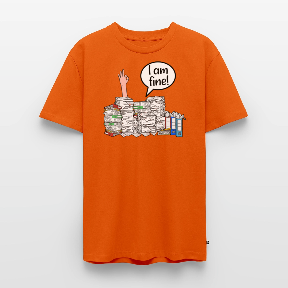 I am fine! - Männer Premium T-Shirt - Orange 
