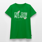 Eine Frau mit Klasse - Frauen Premium T-Shirt - Grün