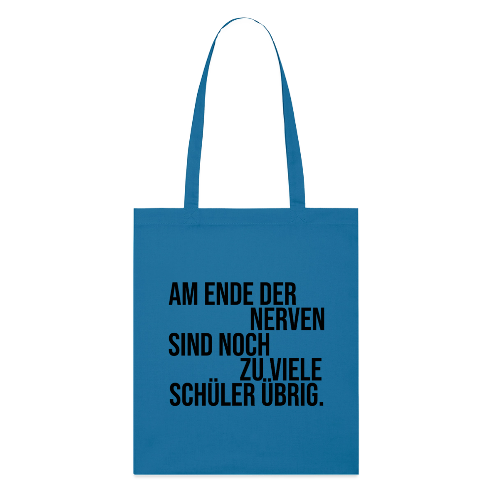 Zu viele Schüler - Bio-Stoffbeutel - Königsblau