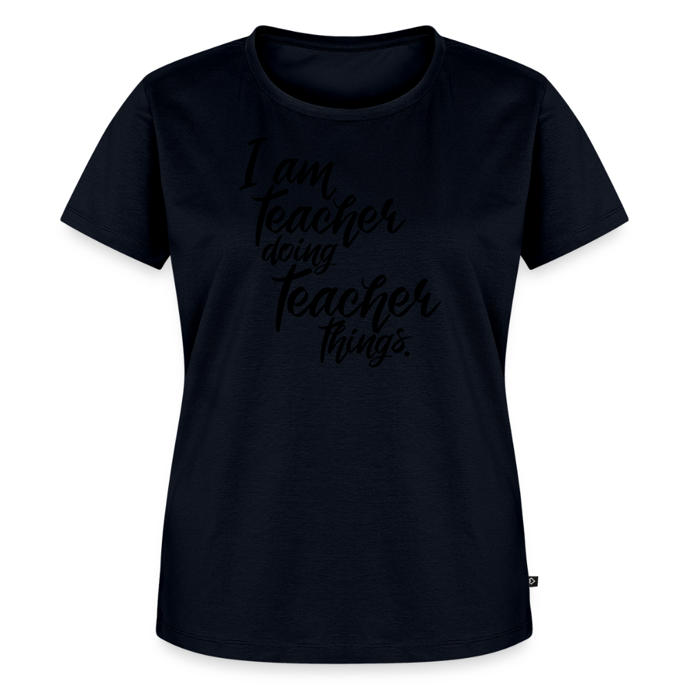 Teacher things - Frauen Premium T-Shirt - Navy