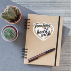 Teaching is heart work - Mattweiß