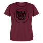 Inhale. Exhale. Teach. - Frauen Premium T-Shirt - Burgunderrot