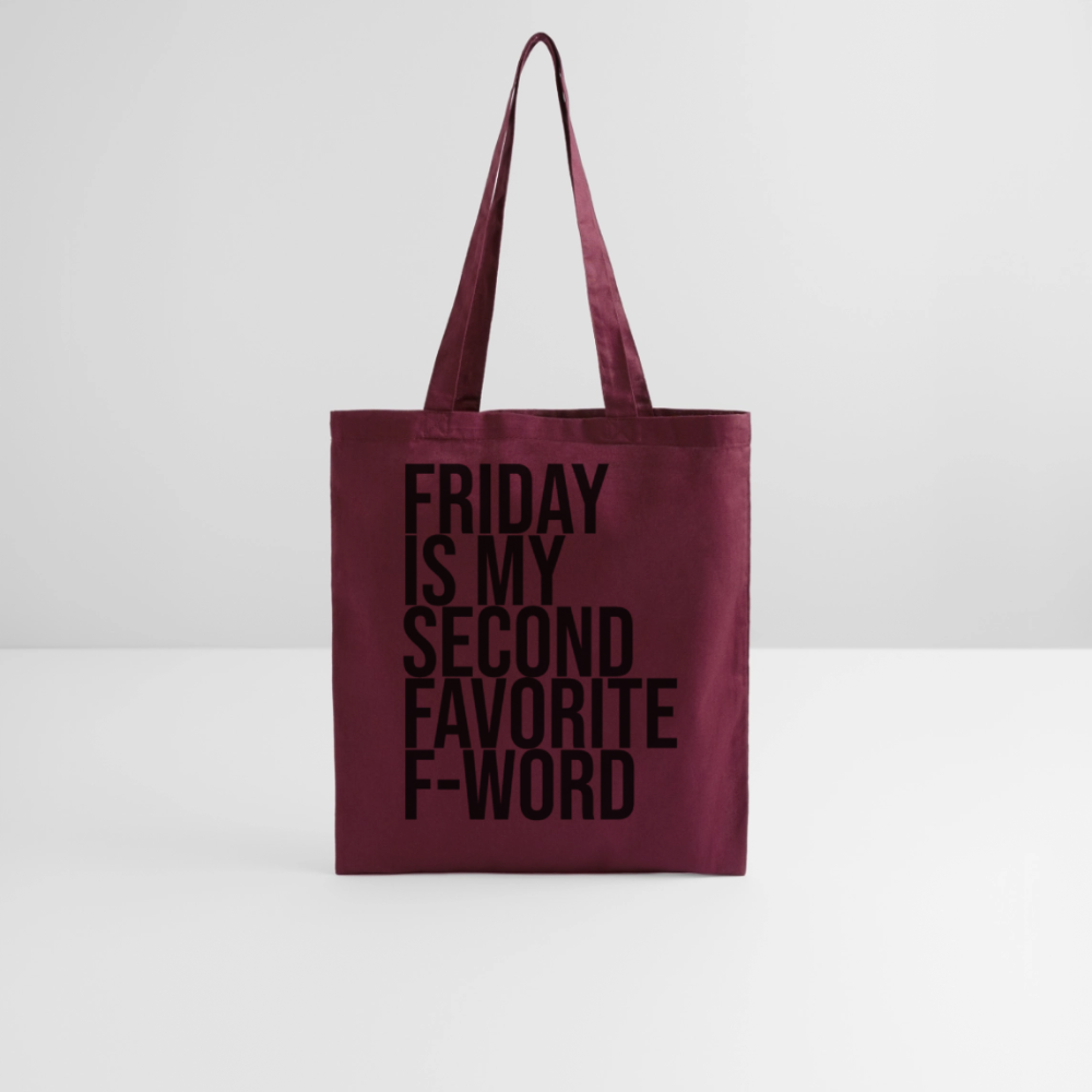 F-Word - Stoffbeutel - Burgunderrot