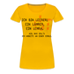 Ich bin Leerer - Frauen Premium T-Shirt - Sonnengelb