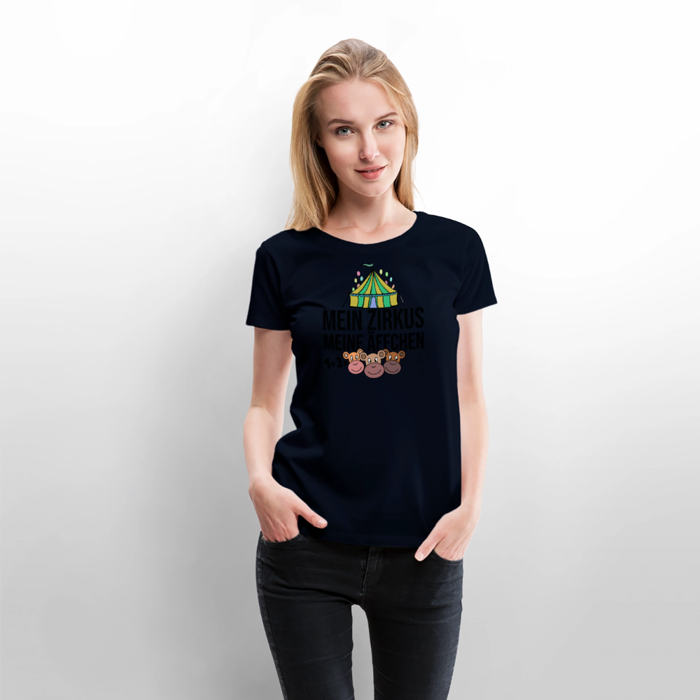 Mein Zirkus - Frauen Premium T-Shirt - Navy