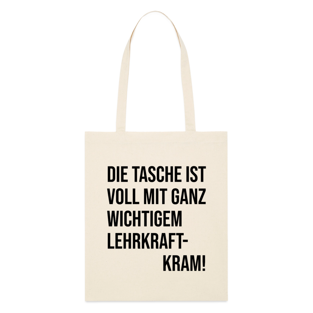 Lehrkraftkram - Bio-Stoffbeutel - Natur