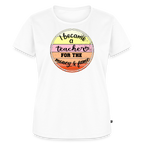 Money & Fame - Frauen Premium T-Shirt - Weiß
