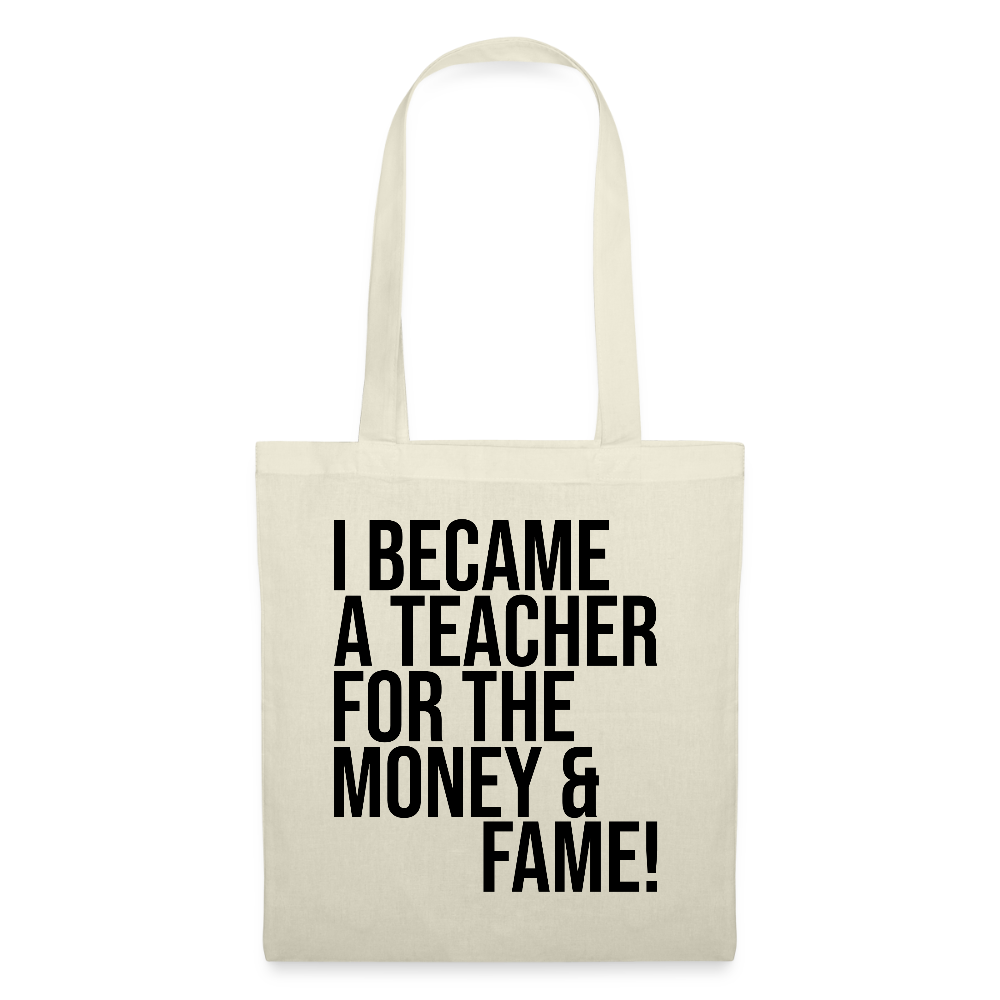 Money & Fame - Stoffbeutel - Natur