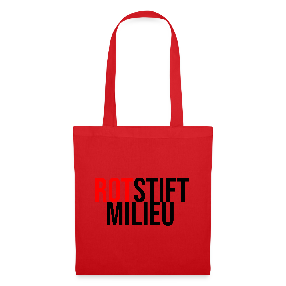 Rotstiftmilieu - Stoffbeutel - Rot