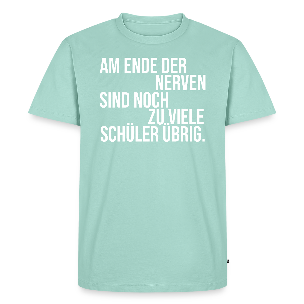 Zu viele Schüler - Männer Premium T-Shirt - Mint 