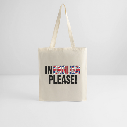 In english please! - Stoffbeutel - Natur