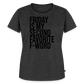 F-Word - Frauen Premium T-Shirt - Anthrazit meliert