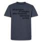 Grammatik - Männer Premium T-Shirt - Jeansblau 