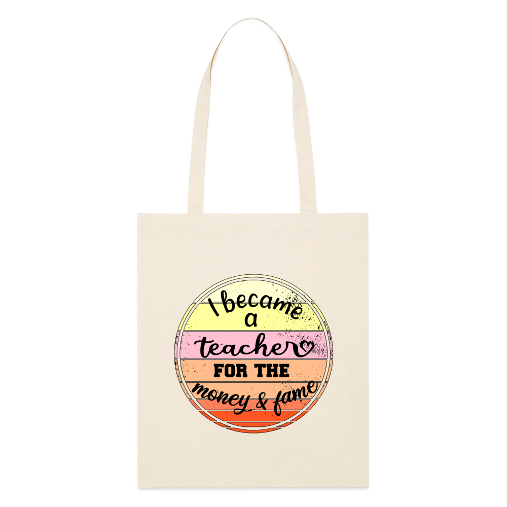 Became a teacher - Bio-Stoffbeutel - Natur