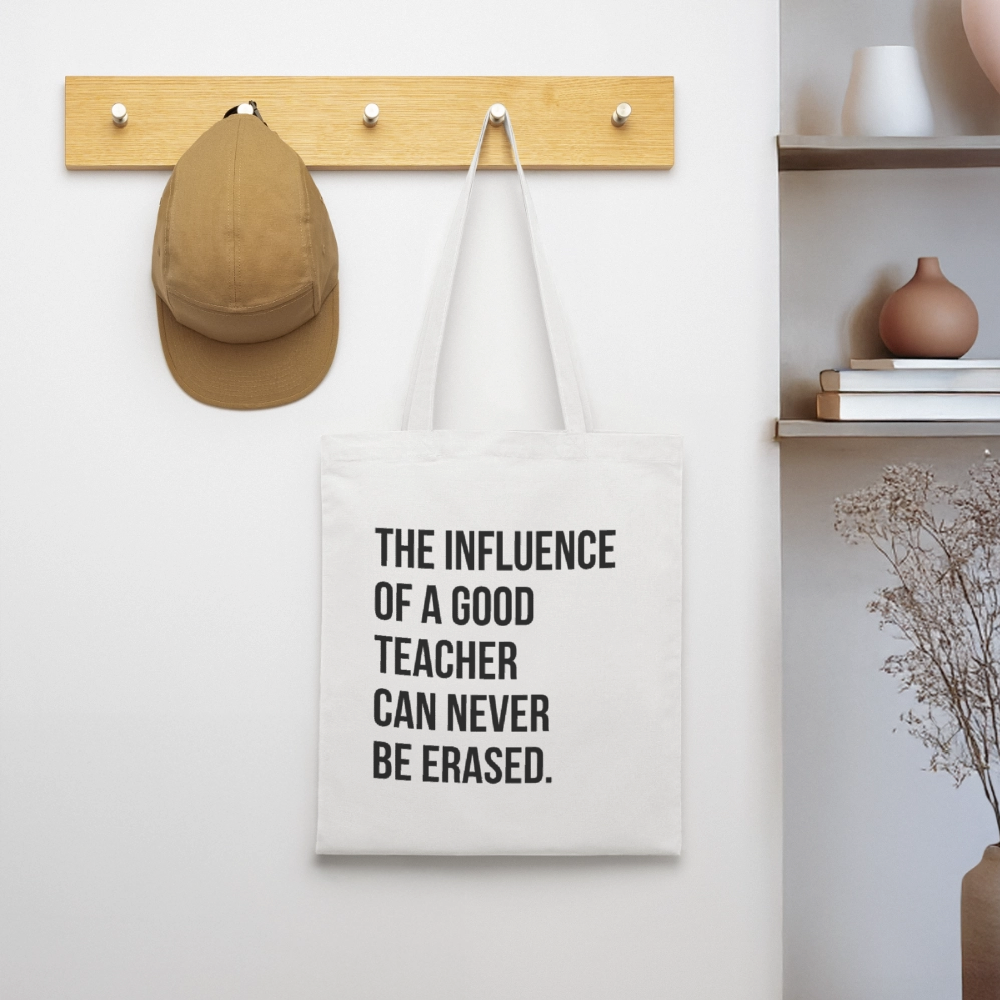 Teacher influence - Stoffbeutel - Weiß