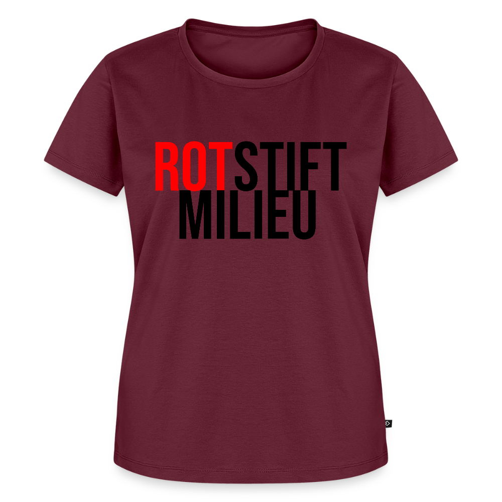 Rotstiftmilieu - Frauen Premium T-Shirt - Burgunderrot