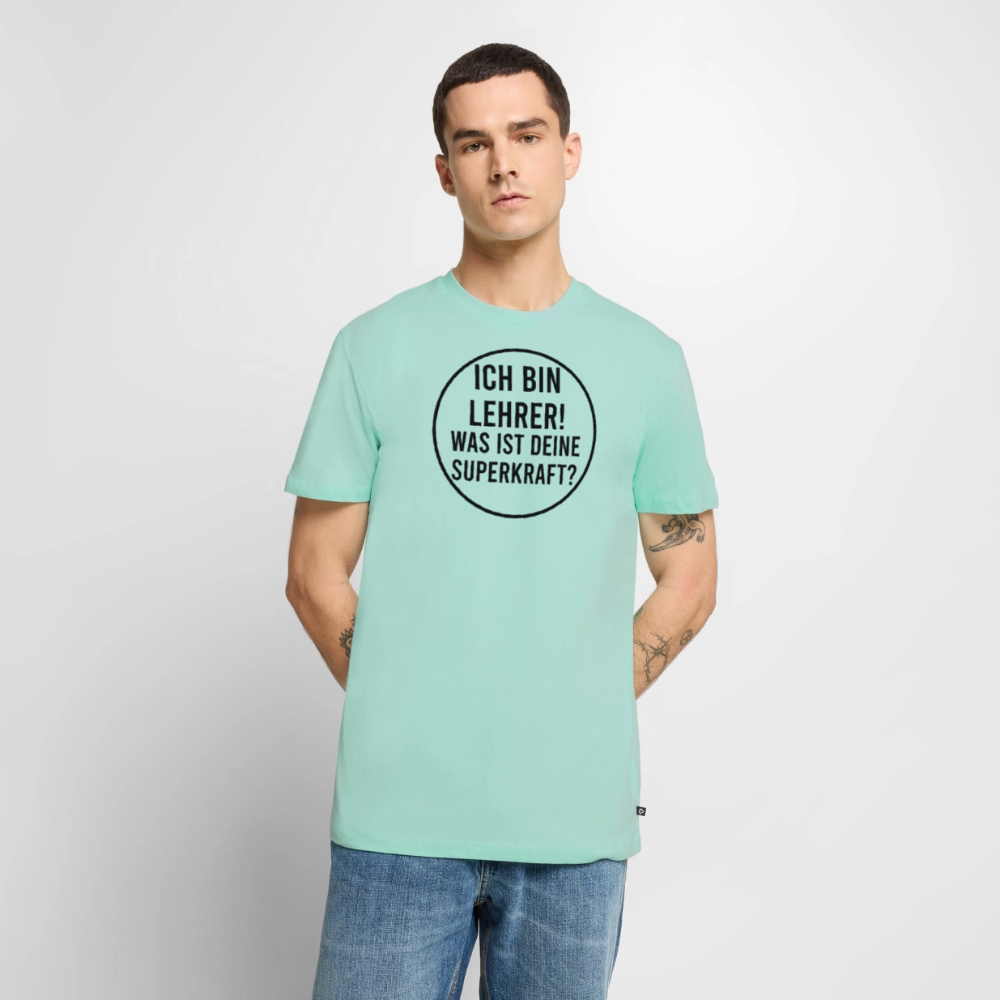 Superkraft - Männer Premium T-Shirt - Mint 