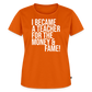 Money & Fame - Frauen Premium T-Shirt - Orange 