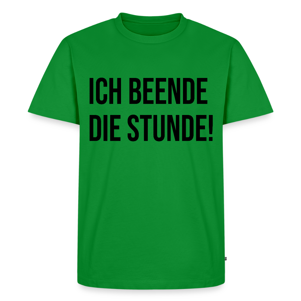 Ich beende die Stunde! - Männer Premium T-Shirt - Grün