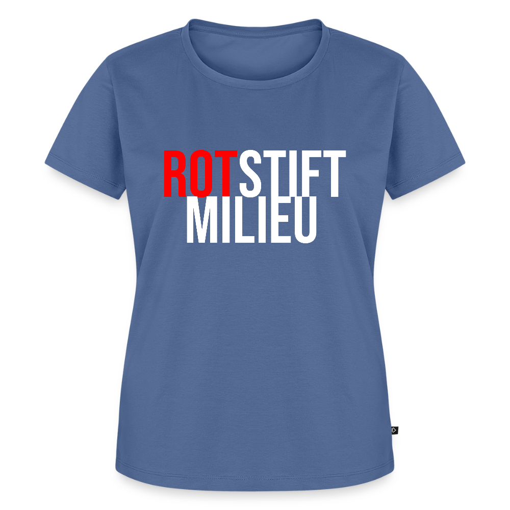 Rotstiftmilieu - Frauen Premium T-Shirt - Taubenblau
