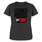 Lehrer Modus off - Frauen Premium T-Shirt - Anthrazit meliert