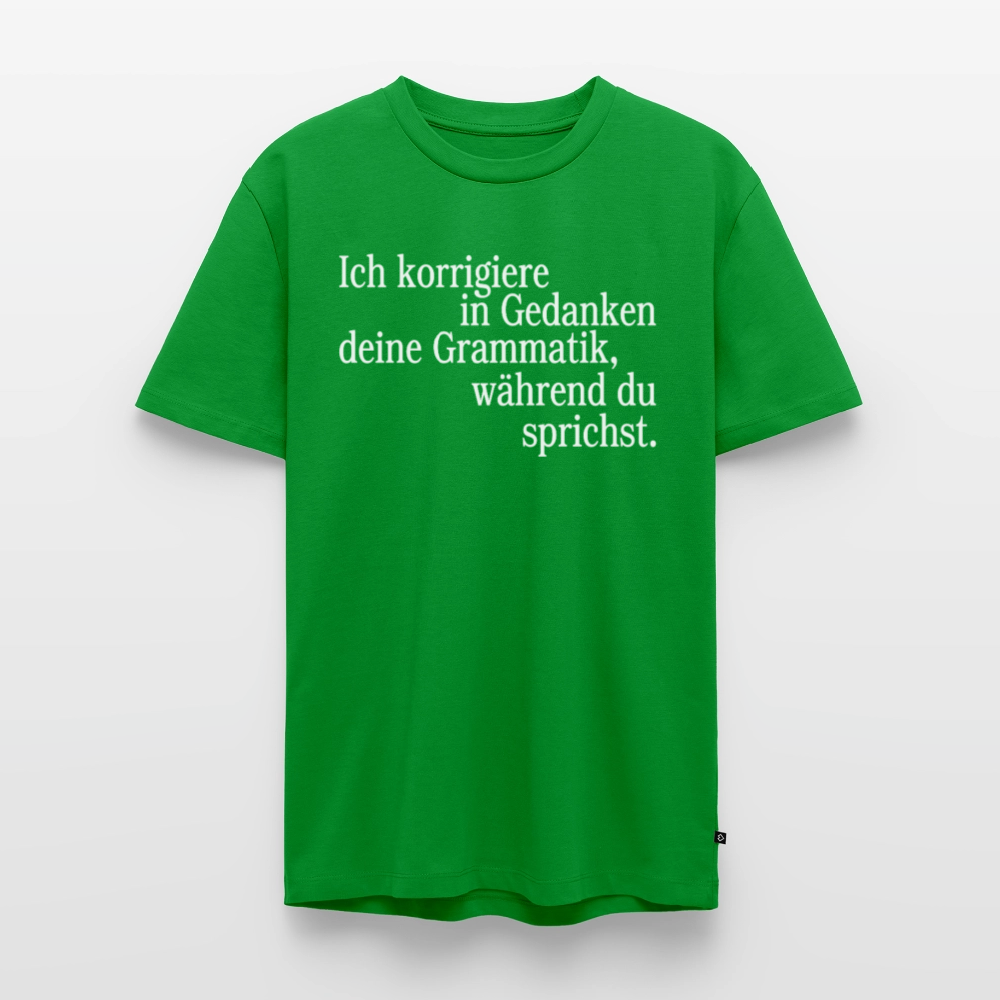 Grammatik - Männer Premium T-Shirt - Grün