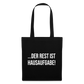 Der Rest ist Hausaufgabe - Stoffbeutel - Schwarz