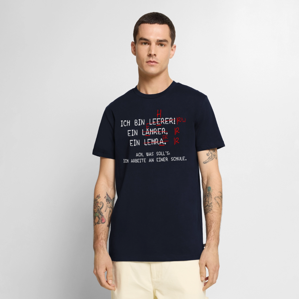 Ich bin Leerer - Männer Premium T-Shirt - Navy