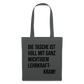 Lehrkraftkram - Stoffbeutel - Graphite