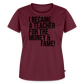 Money & Fame - Frauen Premium T-Shirt - Burgunderrot