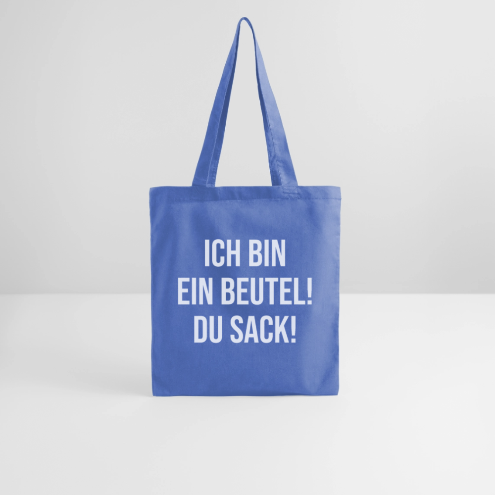Ich bin ein Beutel! - Stoffbeutel - Hellblau