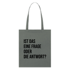 Frage?! - Bio-Stoffbeutel - Anthrazit