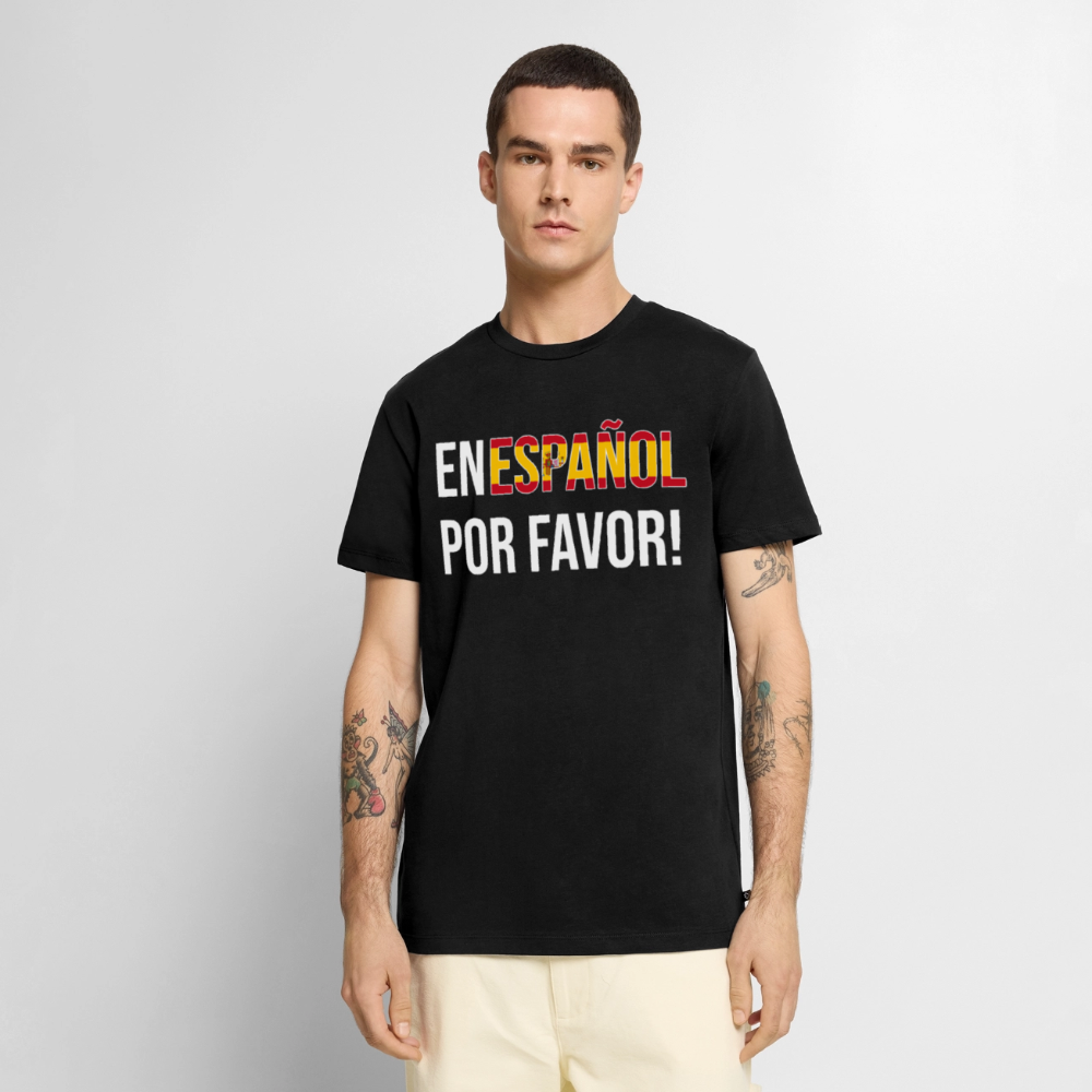 En Espanol por favor! - Männer Premium T-Shirt - Schwarz