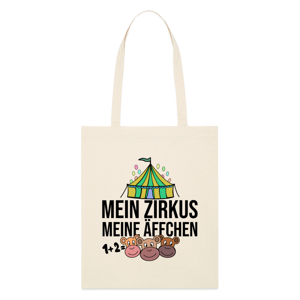Mein Zirkus - Bio-Stoffbeutel - Natur