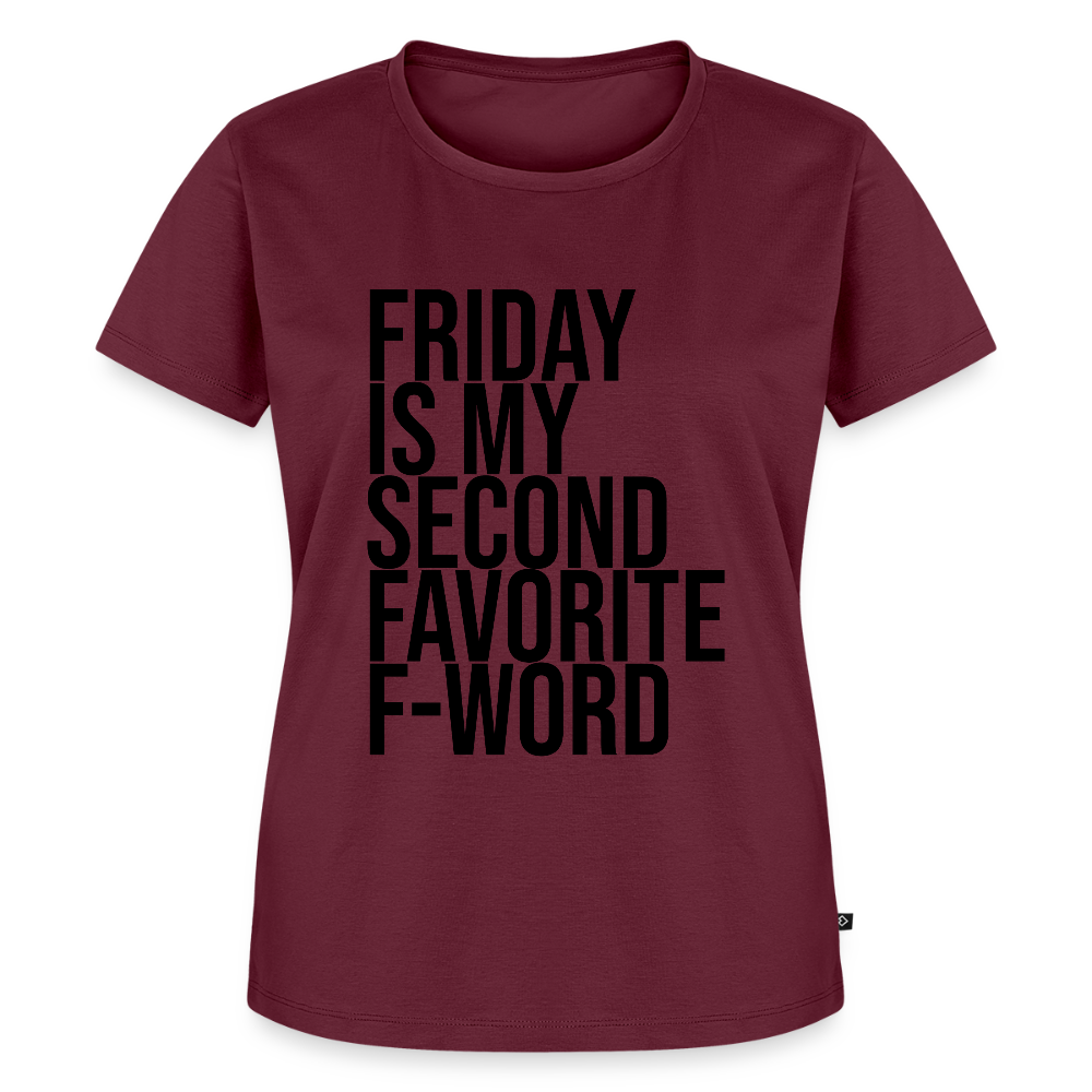F-Word - Frauen Premium T-Shirt - Burgunderrot