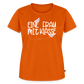 Eine Frau mit Klasse - Frauen Premium T-Shirt - Orange 